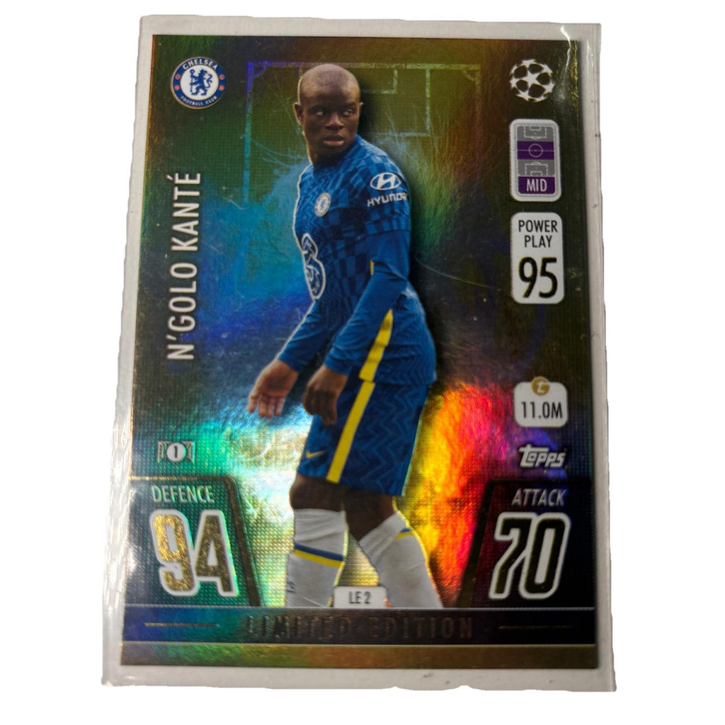 2021/22 Topps Match Attax KANTE LIMITED EDITION #LE 2. Pack Fresh MINT