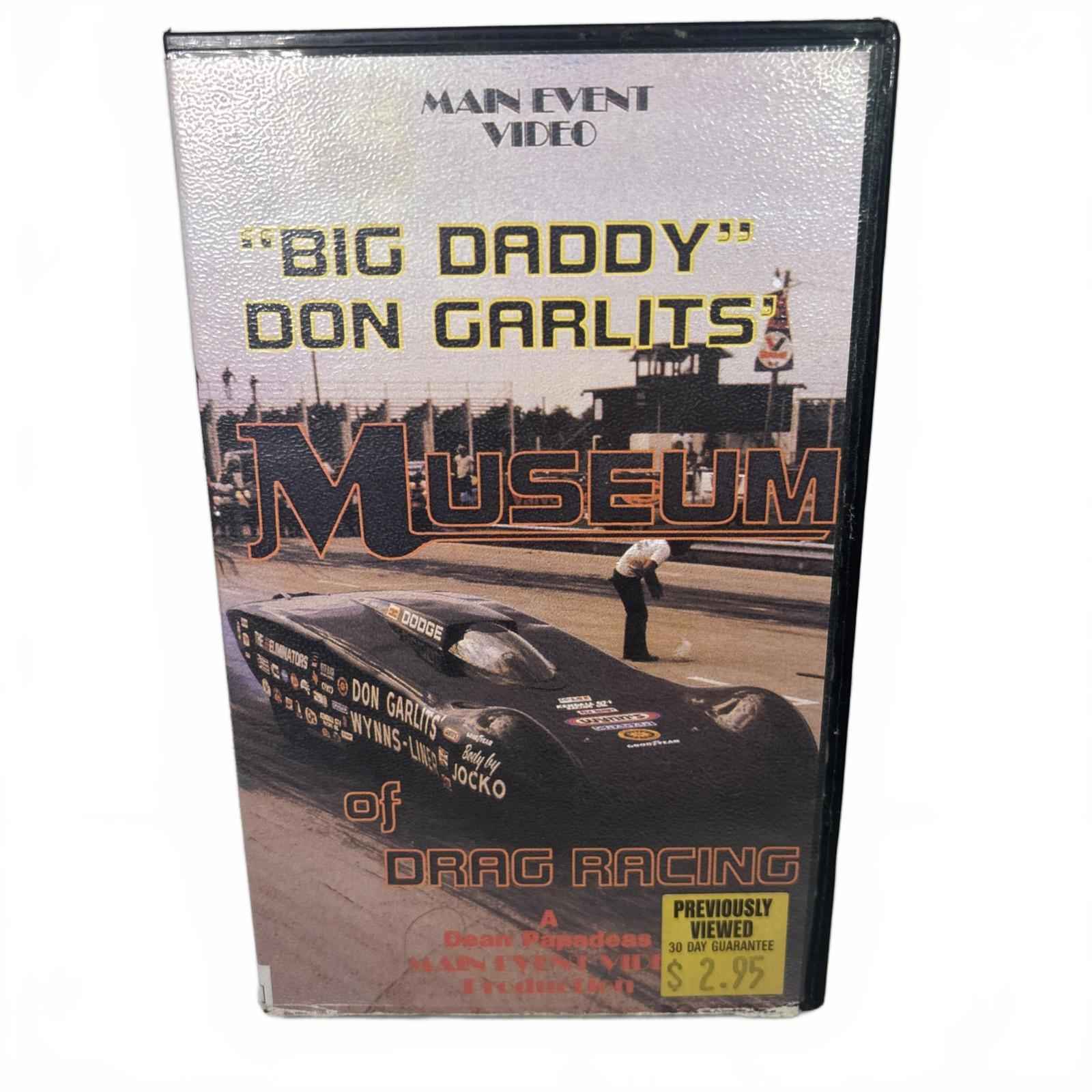 Big Daddy Don Garlits Museum Of Drag Racing VHS Tape