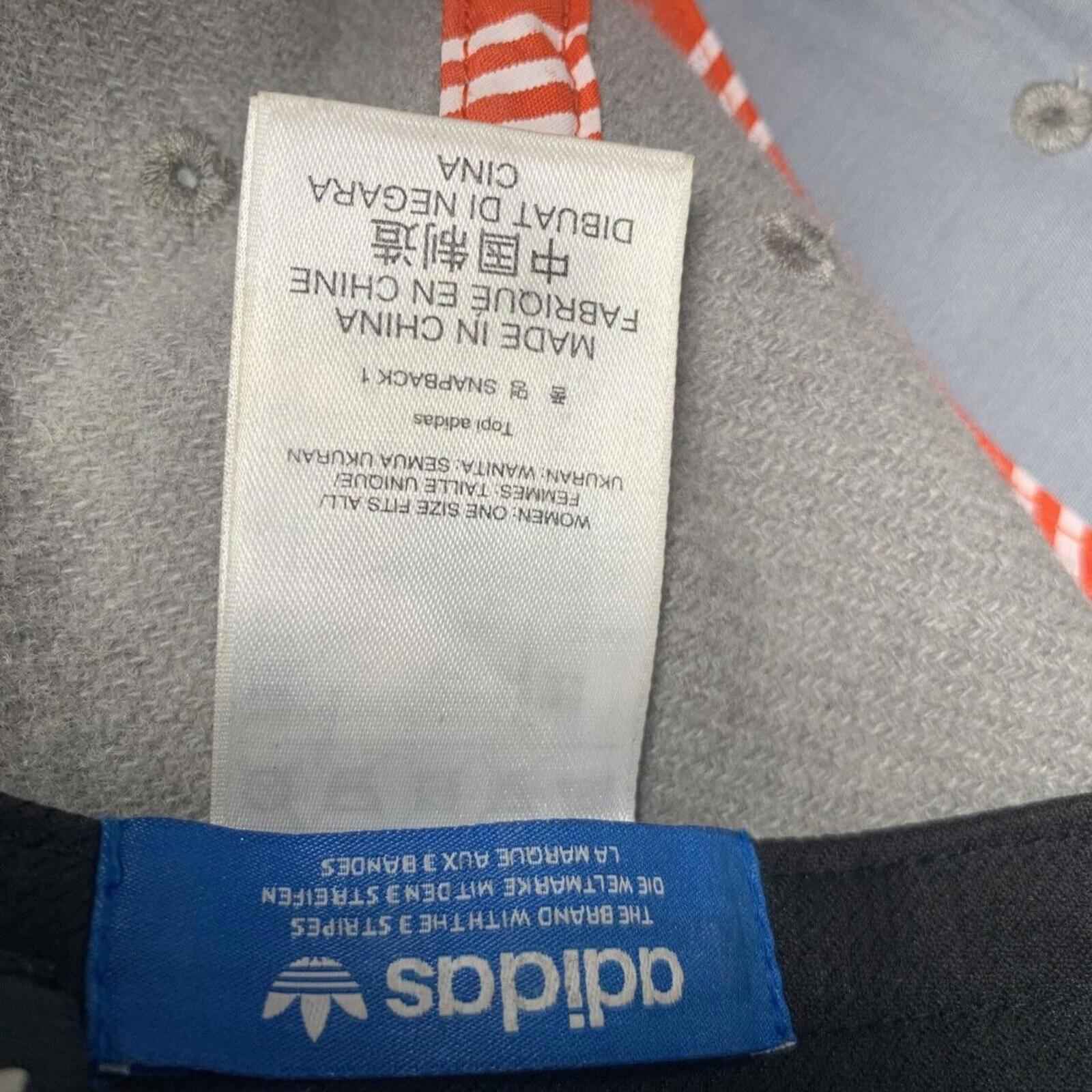 Adidas Skateboarding Logo Cap Unisex Logo Grey  SnapBack OSFA