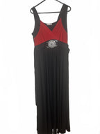 FILO Women's Sleeveless V-Neck Dress with Belt Large Vintage - Come Sell Nearly Anything