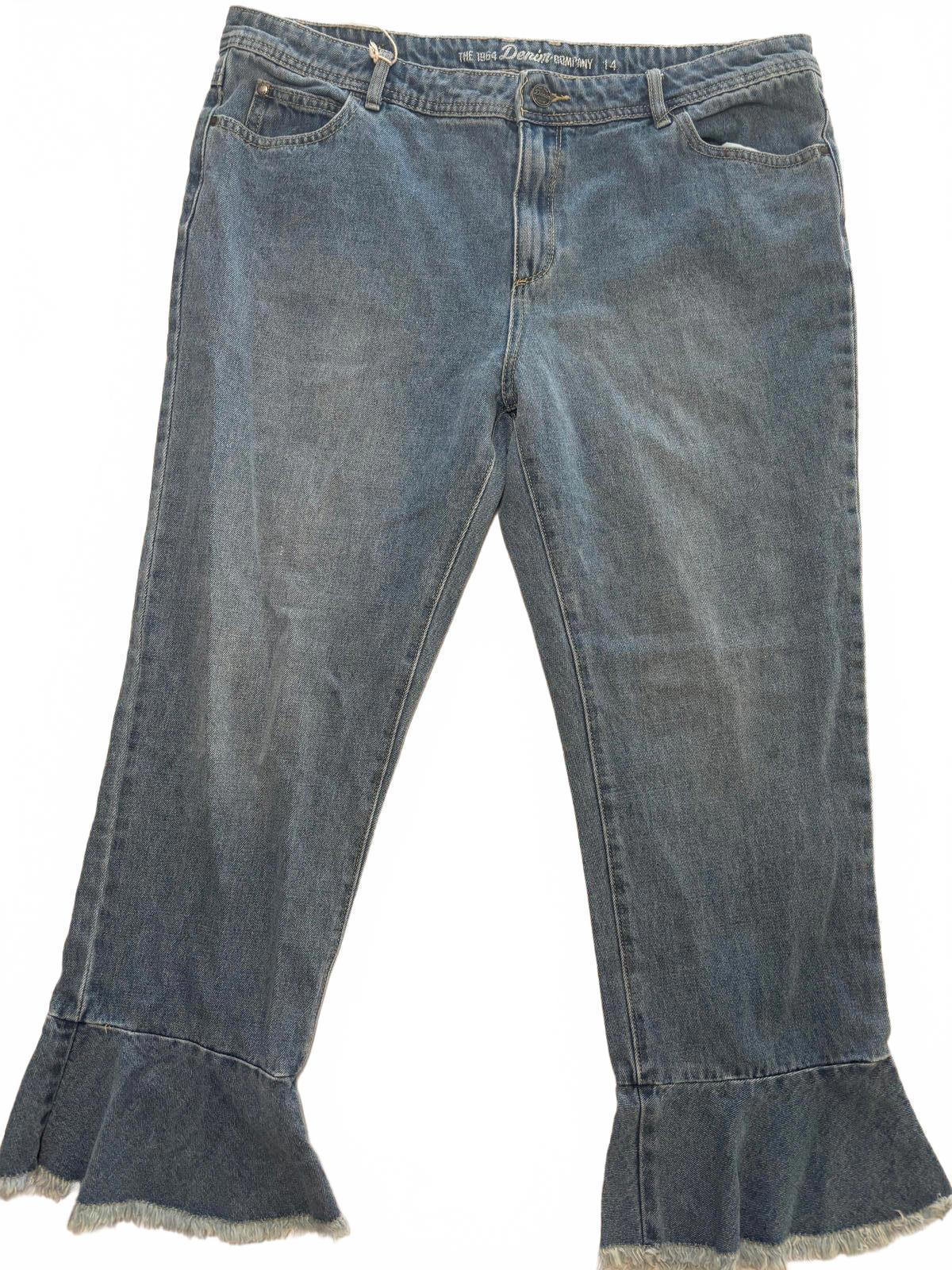 Denim Company Women's Flare Jeans Size 10 Medium Blue #WomensJeans #FlareJeans - Come Sell Nearly Anything