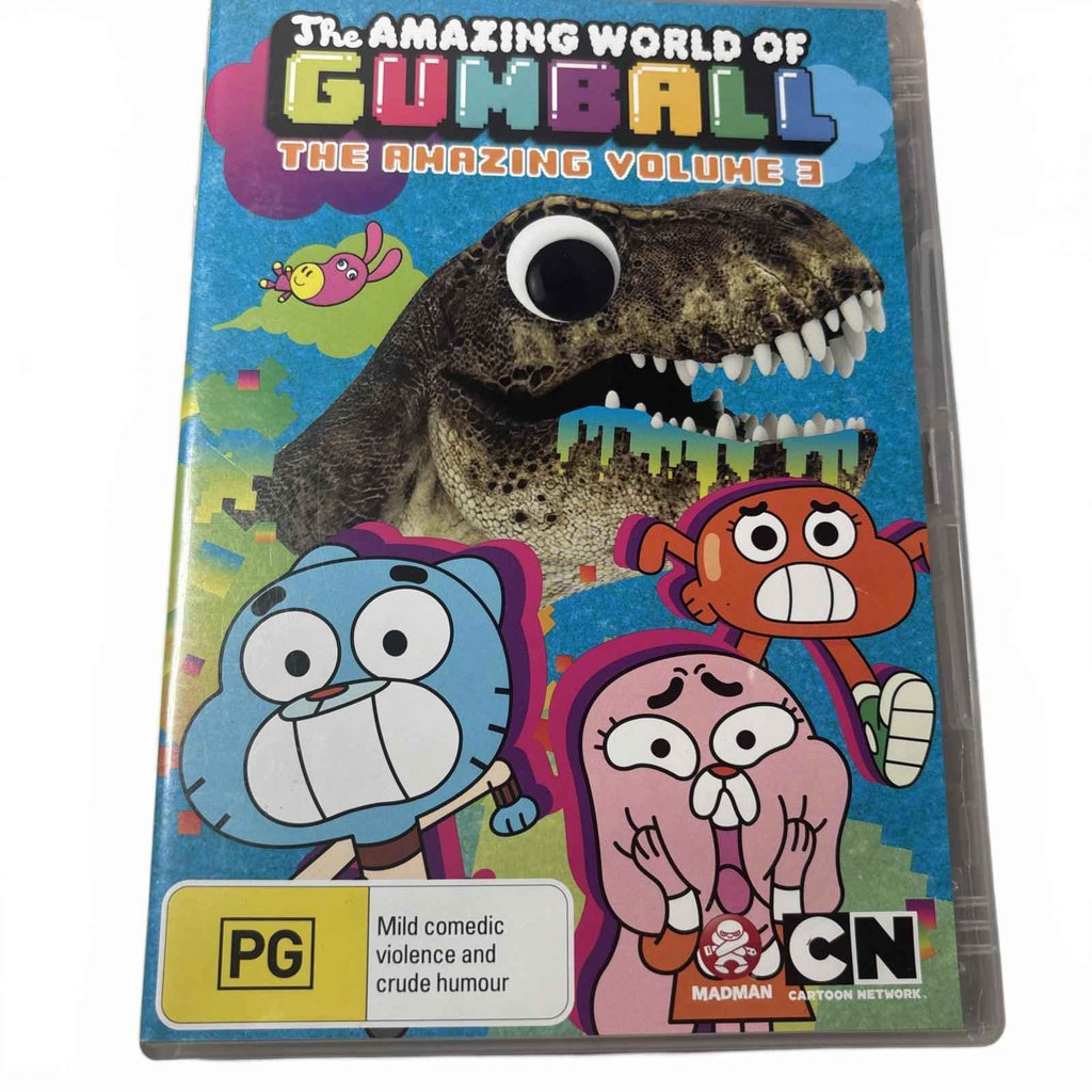 The Amazing World of Gumball: The Amazing Volumes 1,2 & 3 DVDs - Region 4, PAL