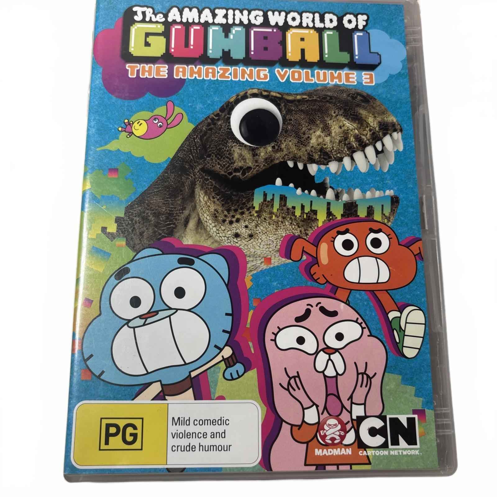 The Amazing World of Gumball: The Amazing Volumes 1,2 & 3 DVDs - Region 4, PAL