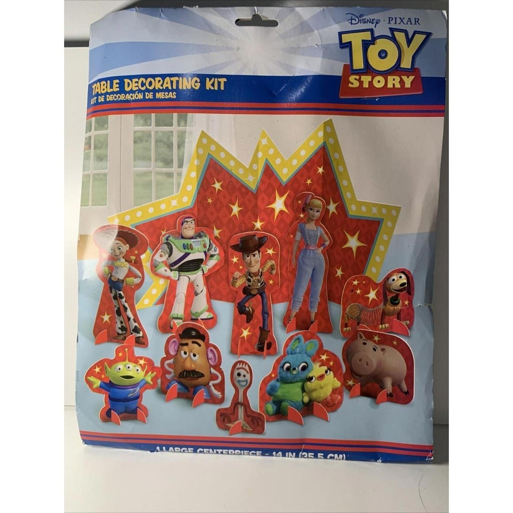 Disney Toy Story 4 Table Decorating Kit Birthday Party Supplies Center Piece - Come Sell Nearly Anything