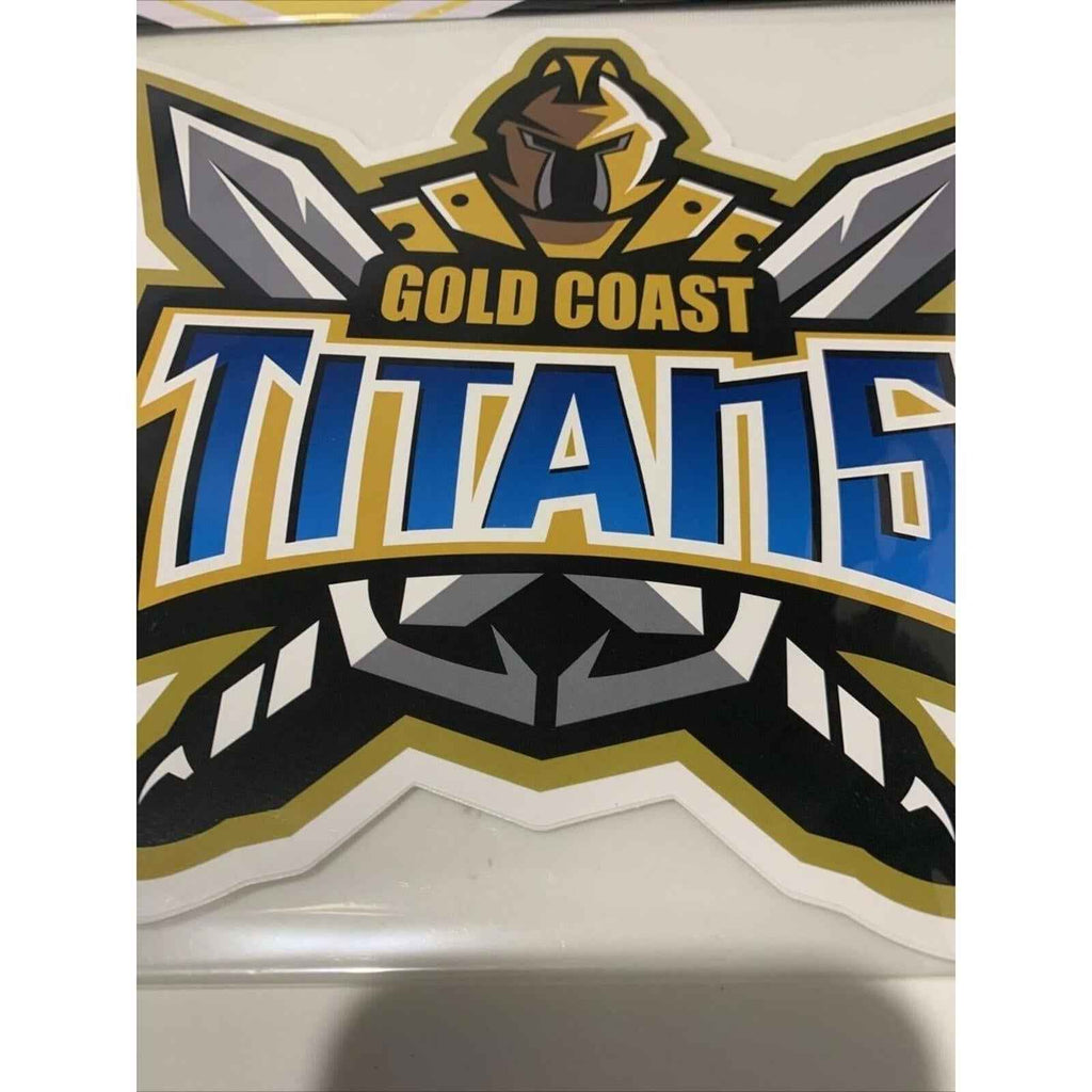Gold Coast Titans NRL Supersized Mega 25cm Team Car Logo Sticker.