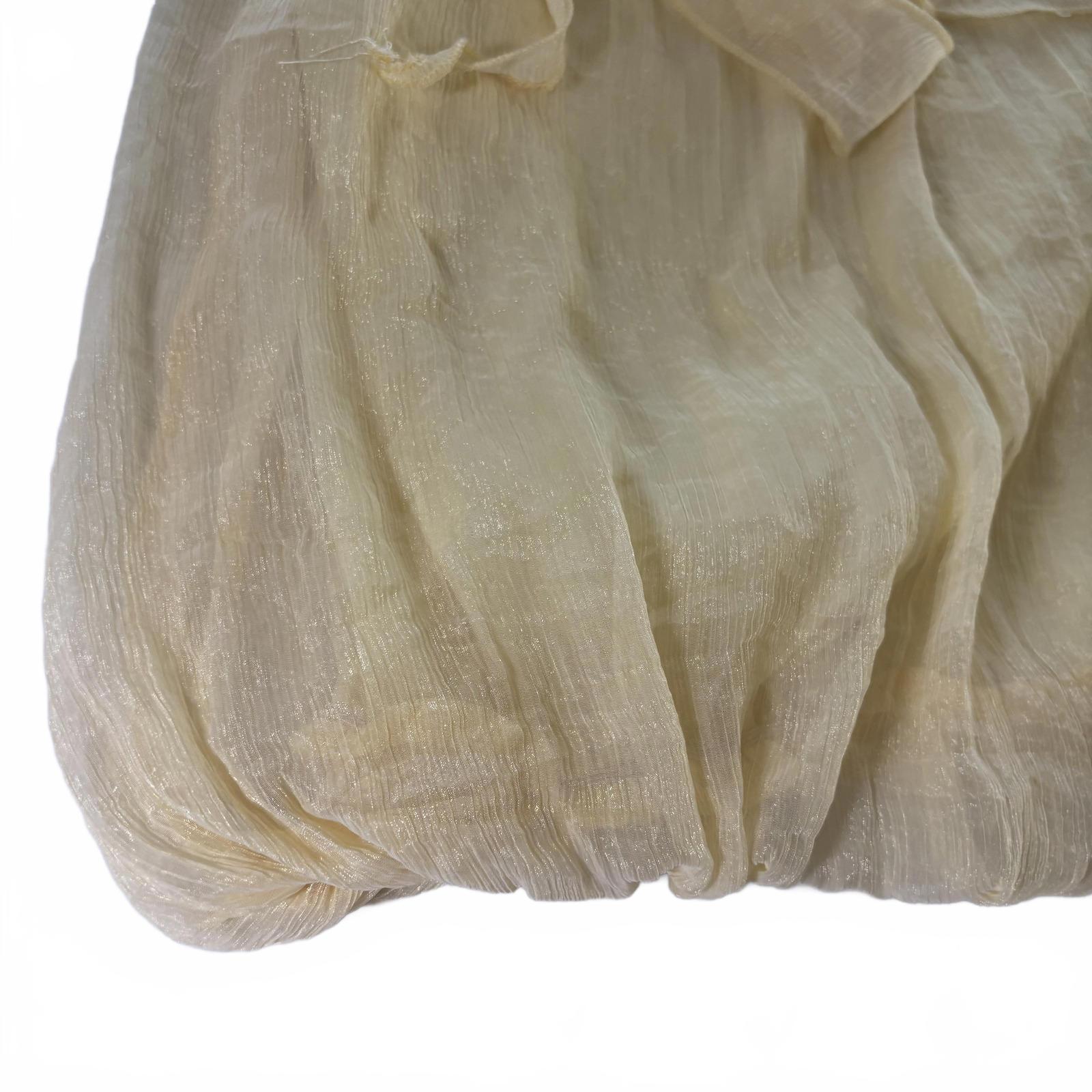 Mega Private Womenswear Yellow Embroidered Dress Size Medium - Come Sell Nearly Anything