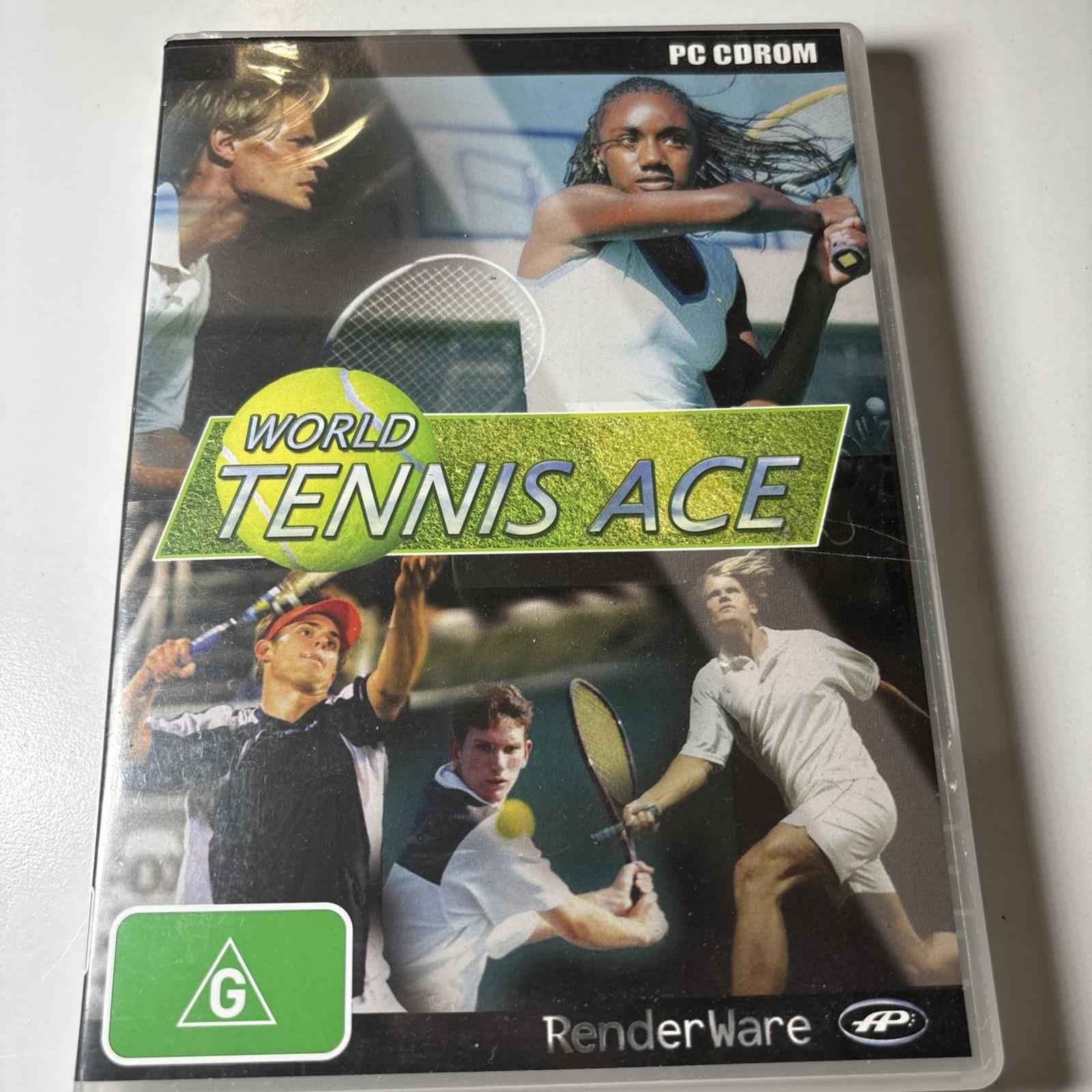 WORLD TENNIS ACE PC GAME CD ROM RENDERWARE