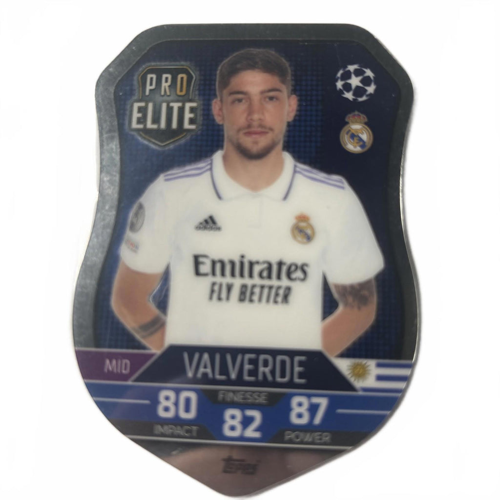 2022-23 Match Attax Pro Elite Shield Federico Valverde #SH4 Real Madrid