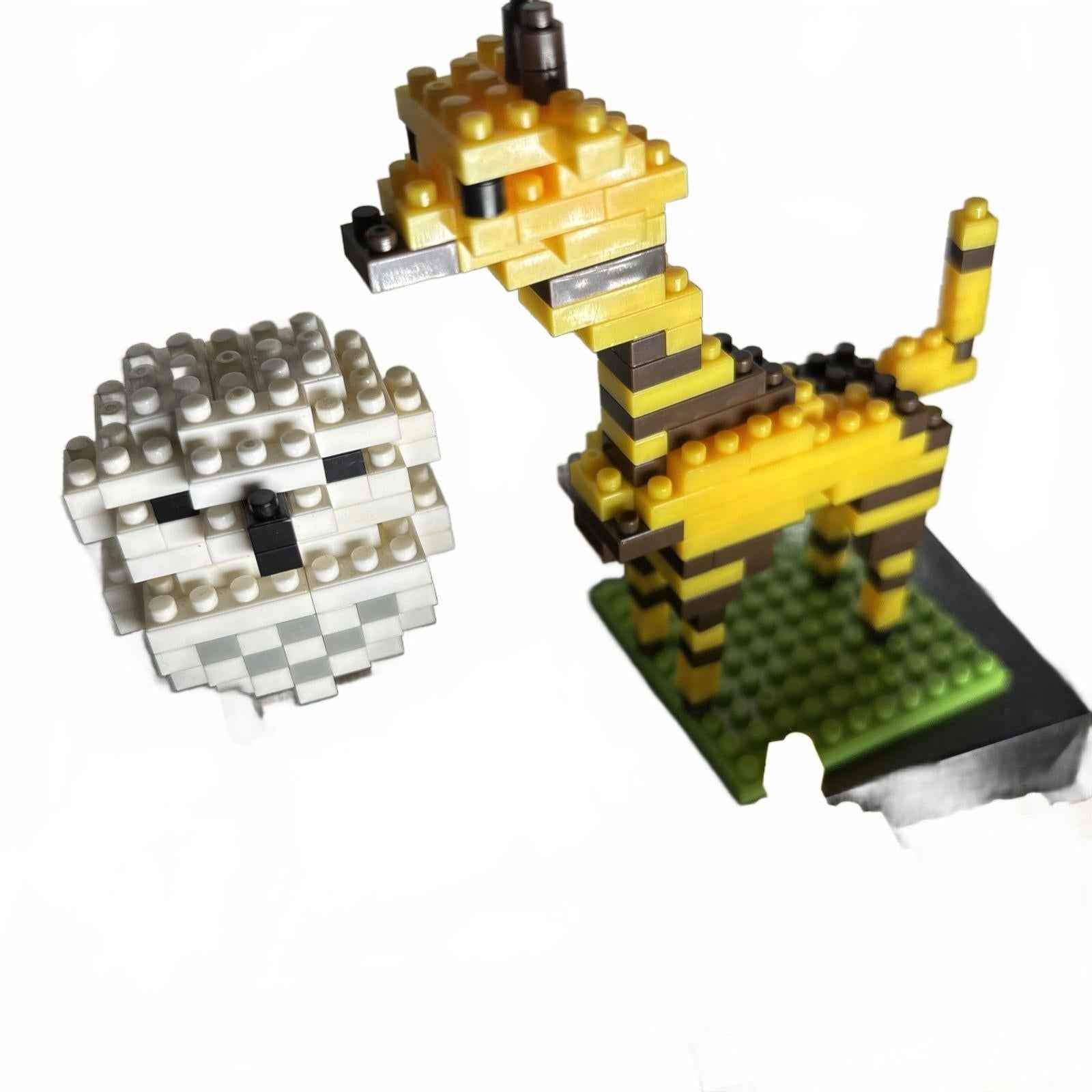 Generic Miniature Animal Building Blocks Set - Small