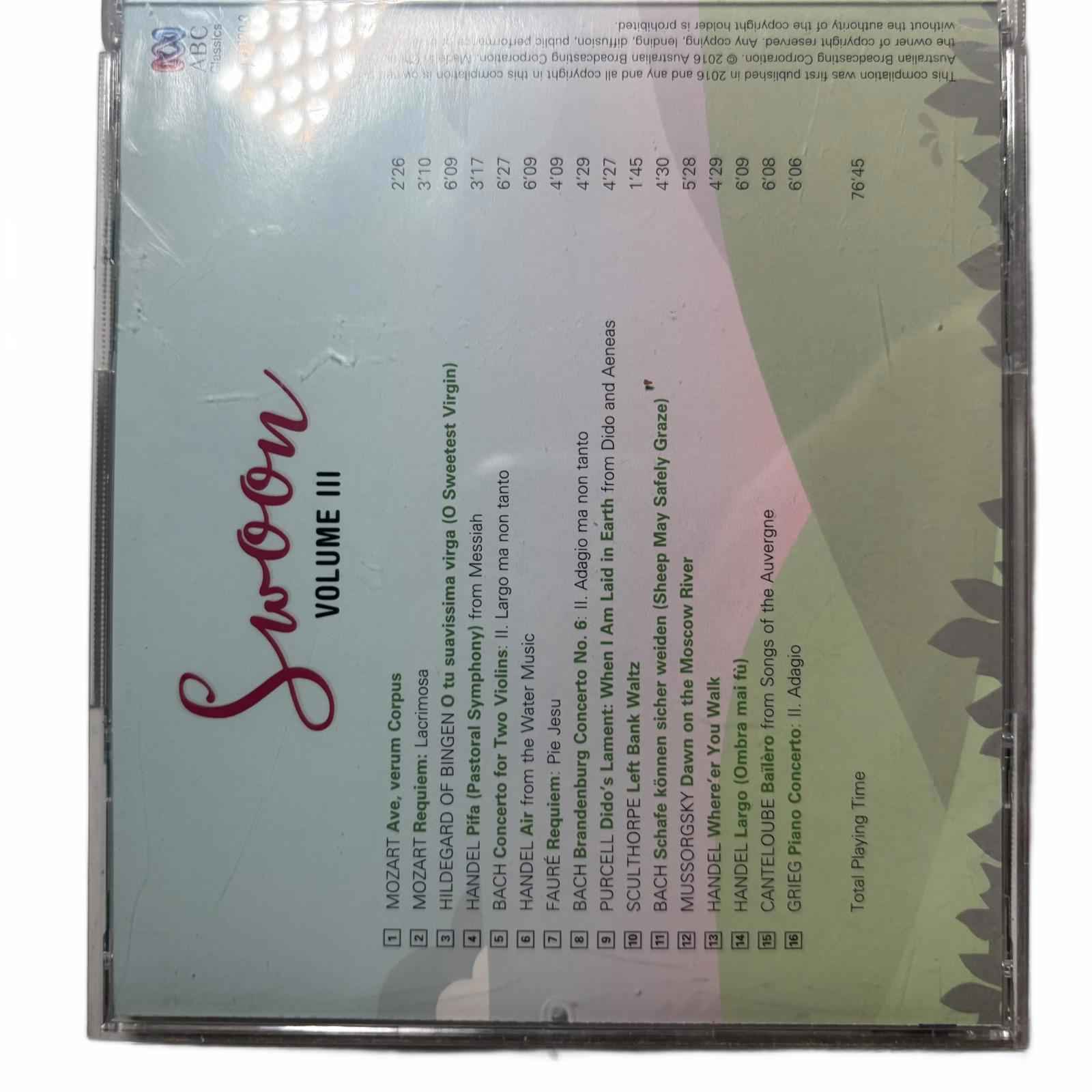 Swoon Volume III CD - Music That Makes Your World Stand Still