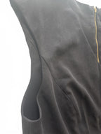 Ellen Tracy Black Sleeveless Dress Size M Classic Elegant Workwear - Come Sell Nearly Anything