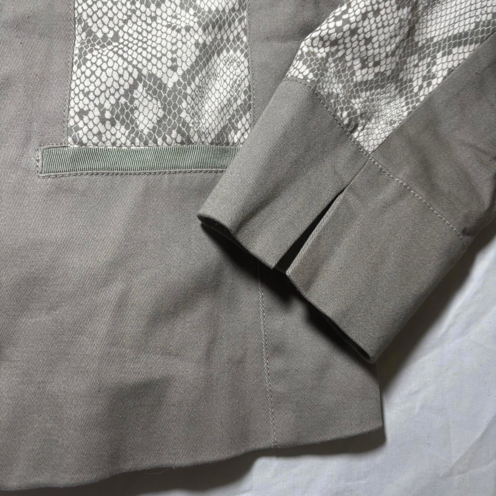 Noni B Medium Women's Snake Print Panel Jacket  #SnakePrint - Come Sell Nearly Anything