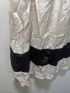 Avocado Size 8 Women's Black and White Floral Applique Dress - Come Sell Nearly Anything