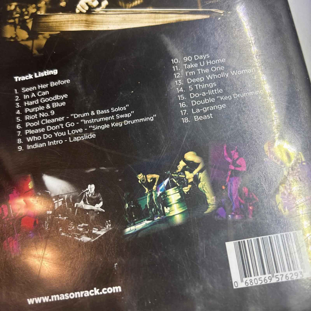 The Mason Rack Band DVD Live At Solbar