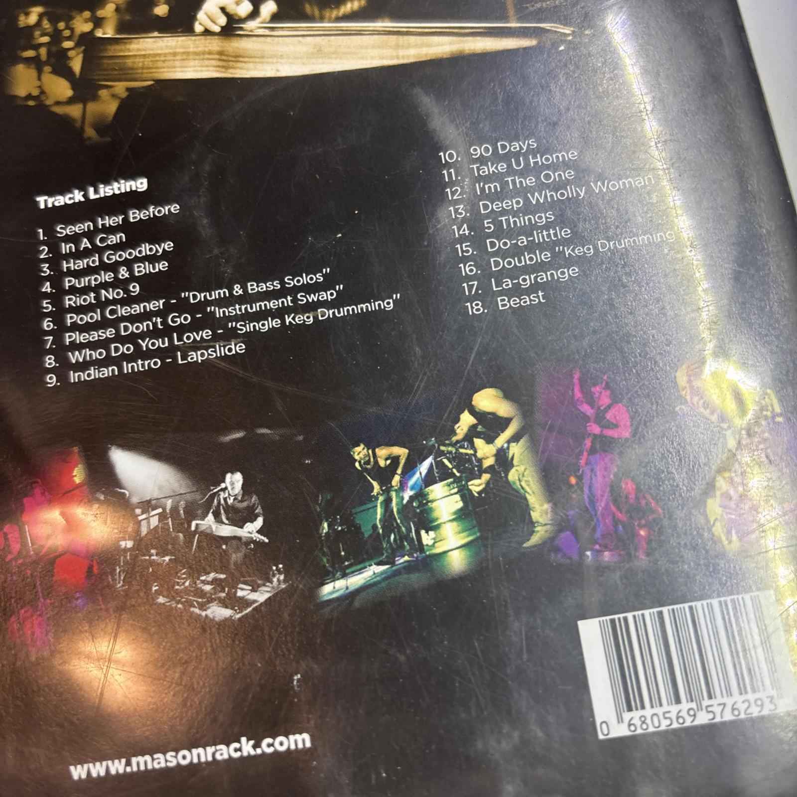 The Mason Rack Band DVD Live At Solbar