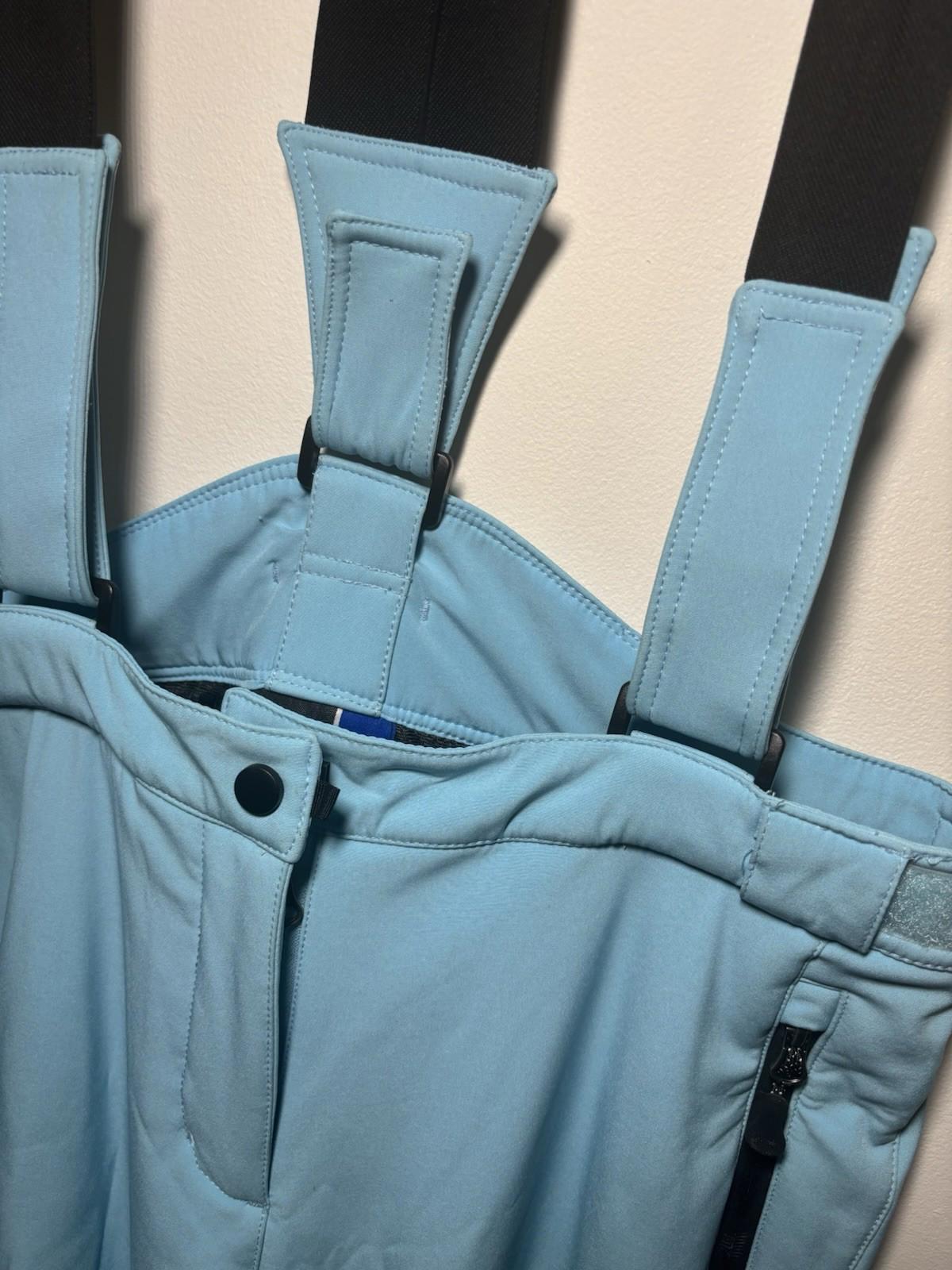 Crane Sports Womens Aqua Snow Pants Bib Size L Brand New no Tags - Come Sell Nearly Anything