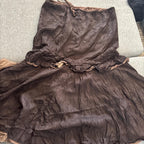 Vintage Womens Skirt L Hand Made Reversible Maxi Retro Cottage Large - Come Sell Nearly Anything