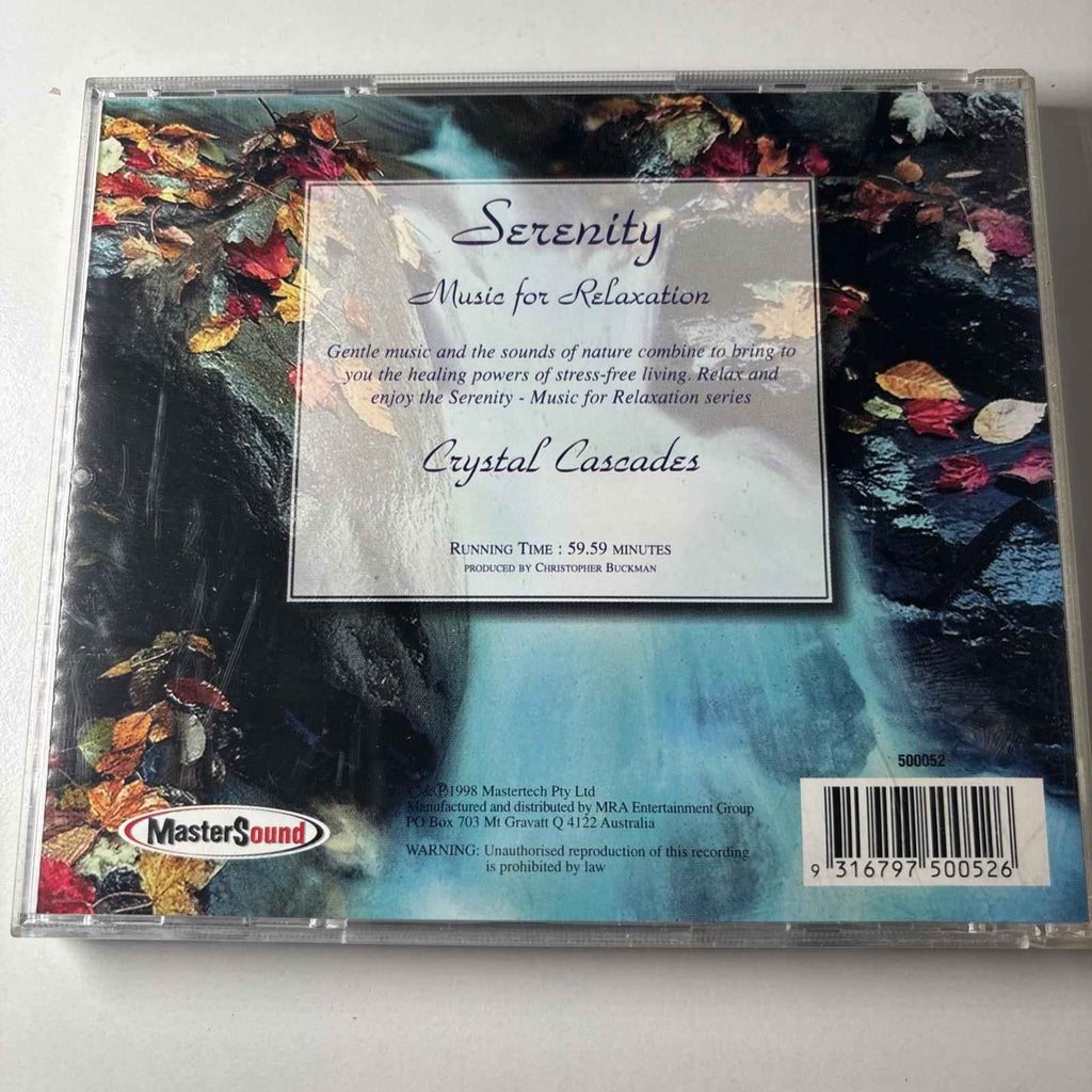 Crystal Cascades by Chris Buckman (CD, 2001) MUSIC CD OZ SELLER