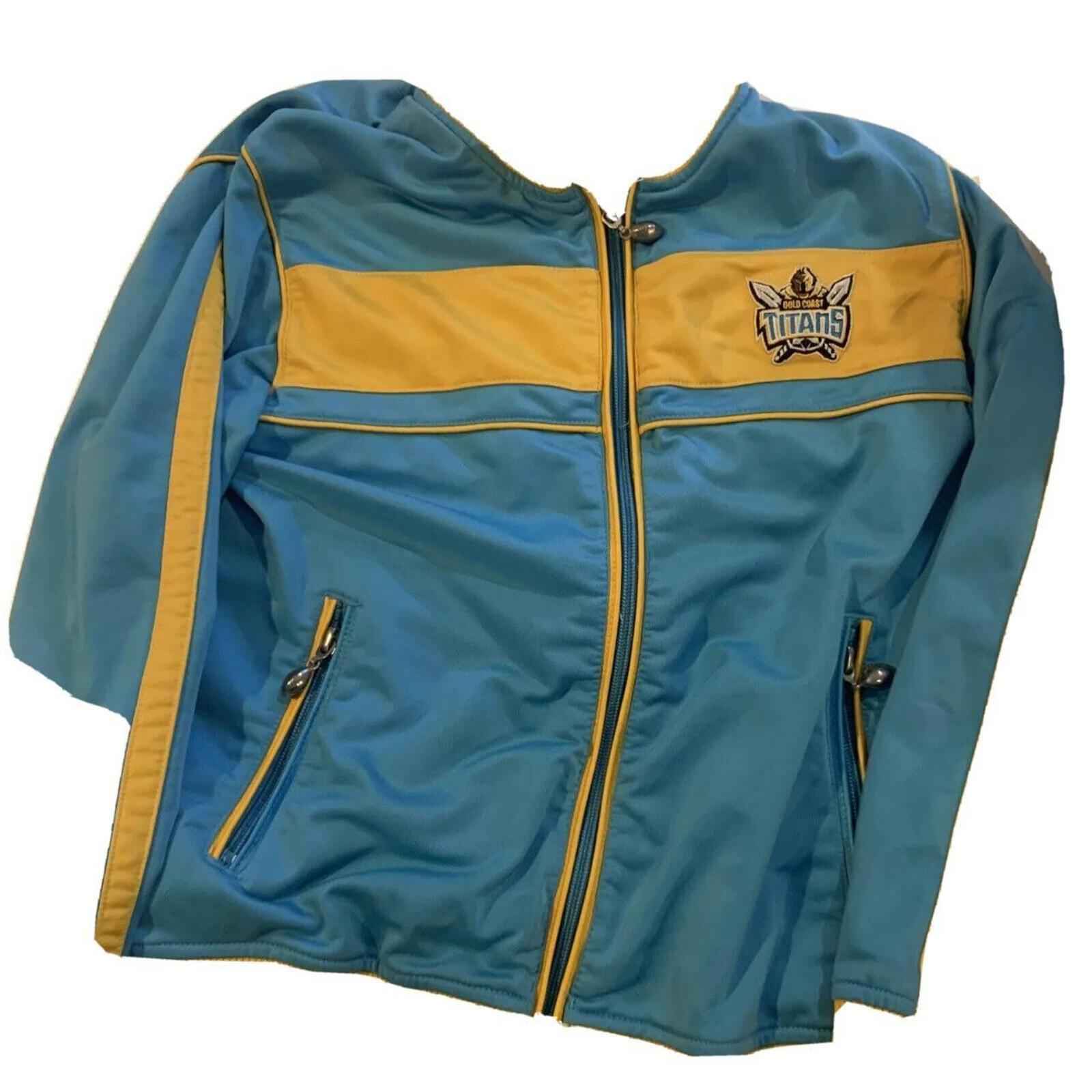 Gold Coast Titans NRL Jacket Youth Kids Official Rugby League  size 10