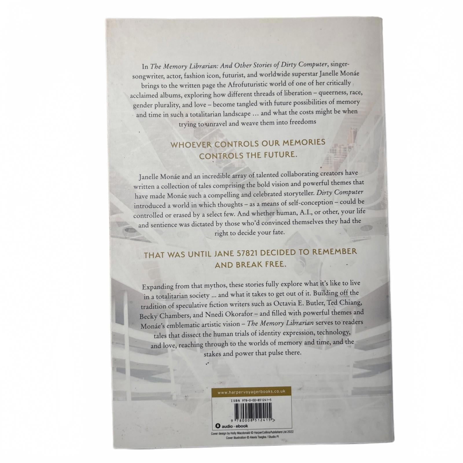 The Memory Librarian by Janelle Monae Large Paperback Book - Come Sell Nearly Anything