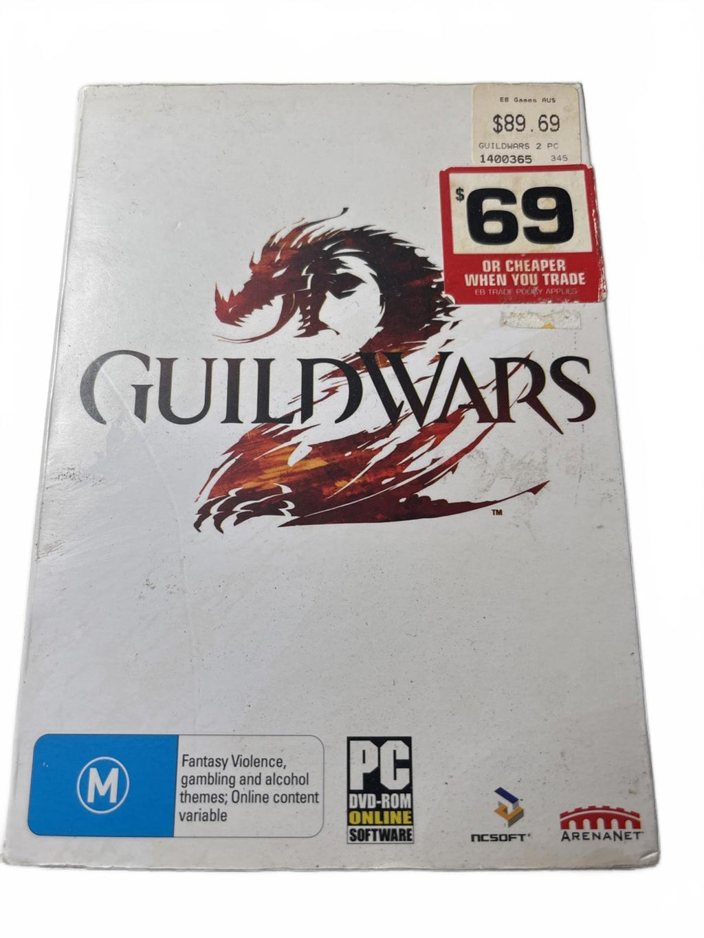 GUILDWARS 2:  PC Game, 2 x Discs And Cover. No Manual