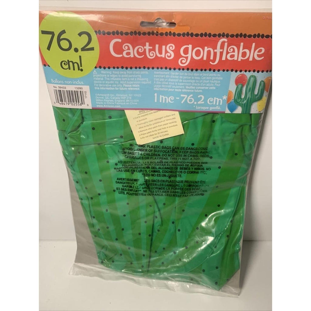 Inflatable Blow Up Cactus Mexican Western Party Supply Decoration Prop 72cm. - Come Sell Nearly Anything