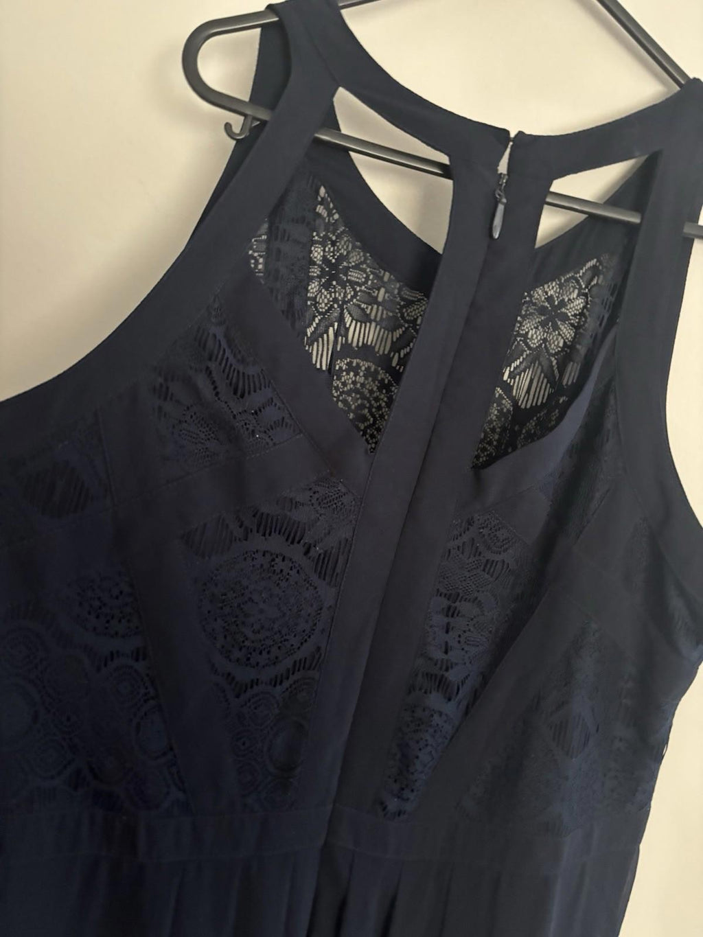 Dark Navy Plus Size M Tank Dress City Chi Beach Kaftan Tunic Crochet Neck - Come Sell Nearly Anything