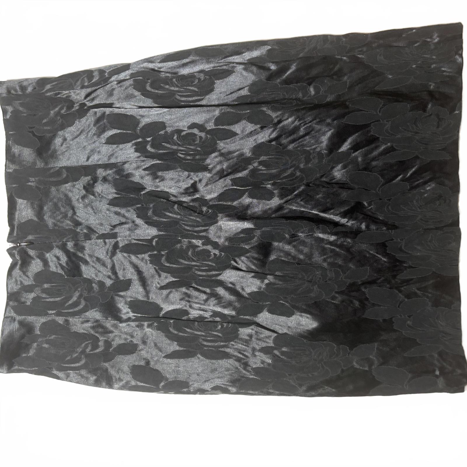 KS Selection Black Floral Jacquard Pencil Skirt Size M - Come Sell Nearly Anything