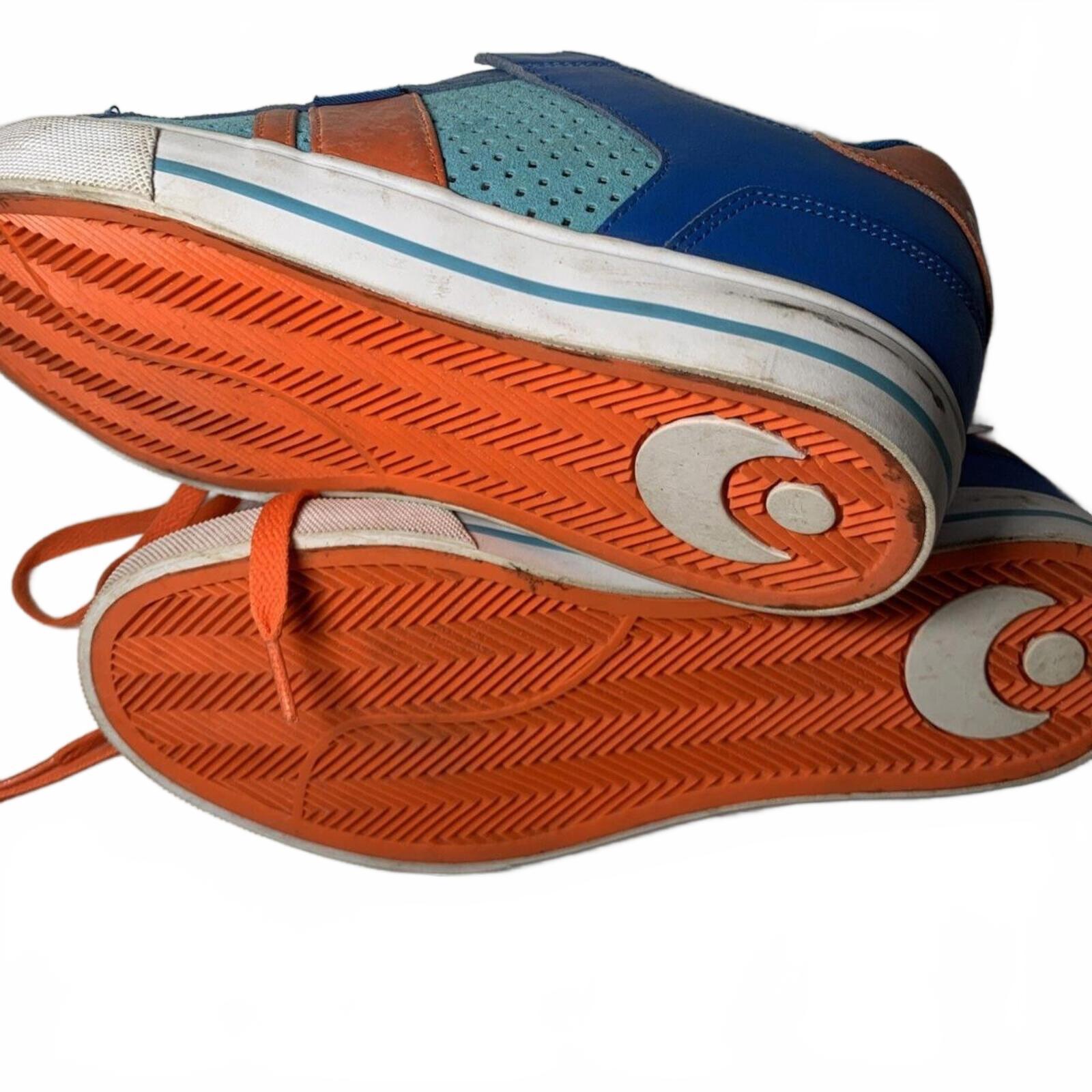 Osiris Duces Blue &amp; Orange Multi Mens Skate Trainers Shoes NWT Some Scuffs. - Come Sell Nearly Anything