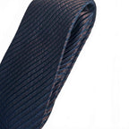 Fellini Men's Navy Blue Striped Tie
