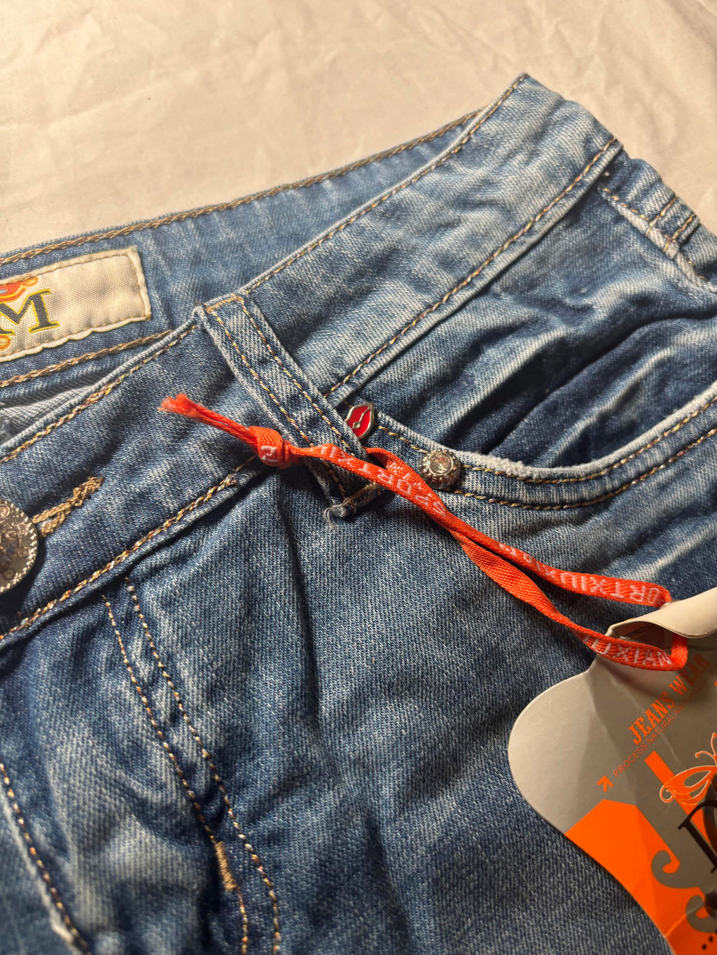 D&M Women's Straight Jeans Size 28 Y2K Denim - Come Sell Nearly Anything