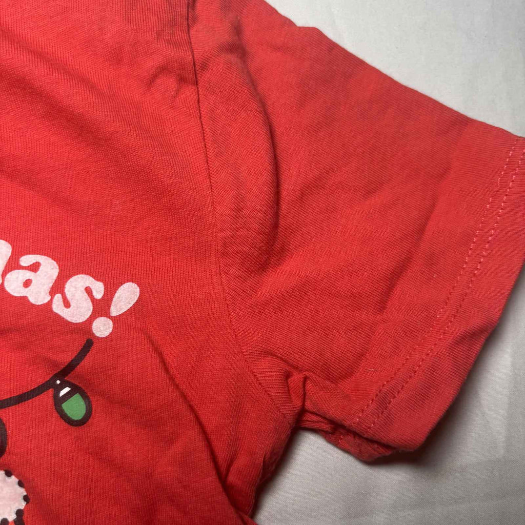 Mr. Men Little Miss Kids Red Christmas T-Shirt Size 3