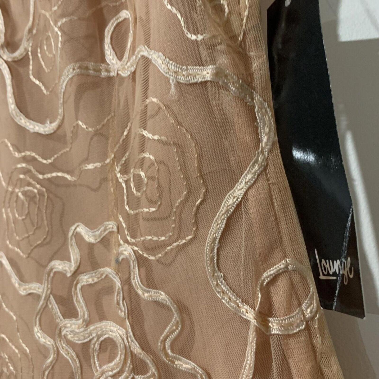 VINTAGE LIGHT Cream DRESS / Formal Evening BY Lounge Size 10 BNWT. - Come Sell Nearly Anything