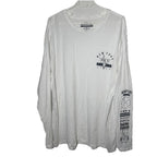 New York Men's Long Sleeve Crew Neck Shirt 2XL White Cotton - Come Sell Nearly Anything
