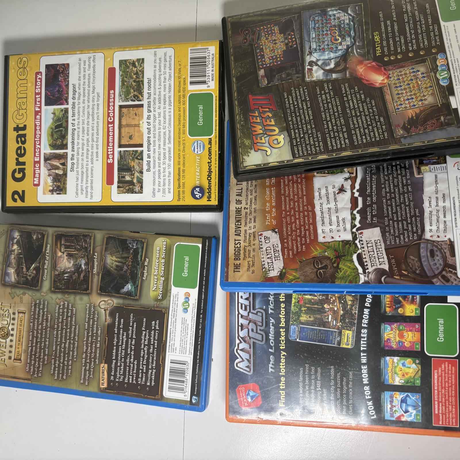 Mystery Puzzle and Hidden Object PC Games Bundle