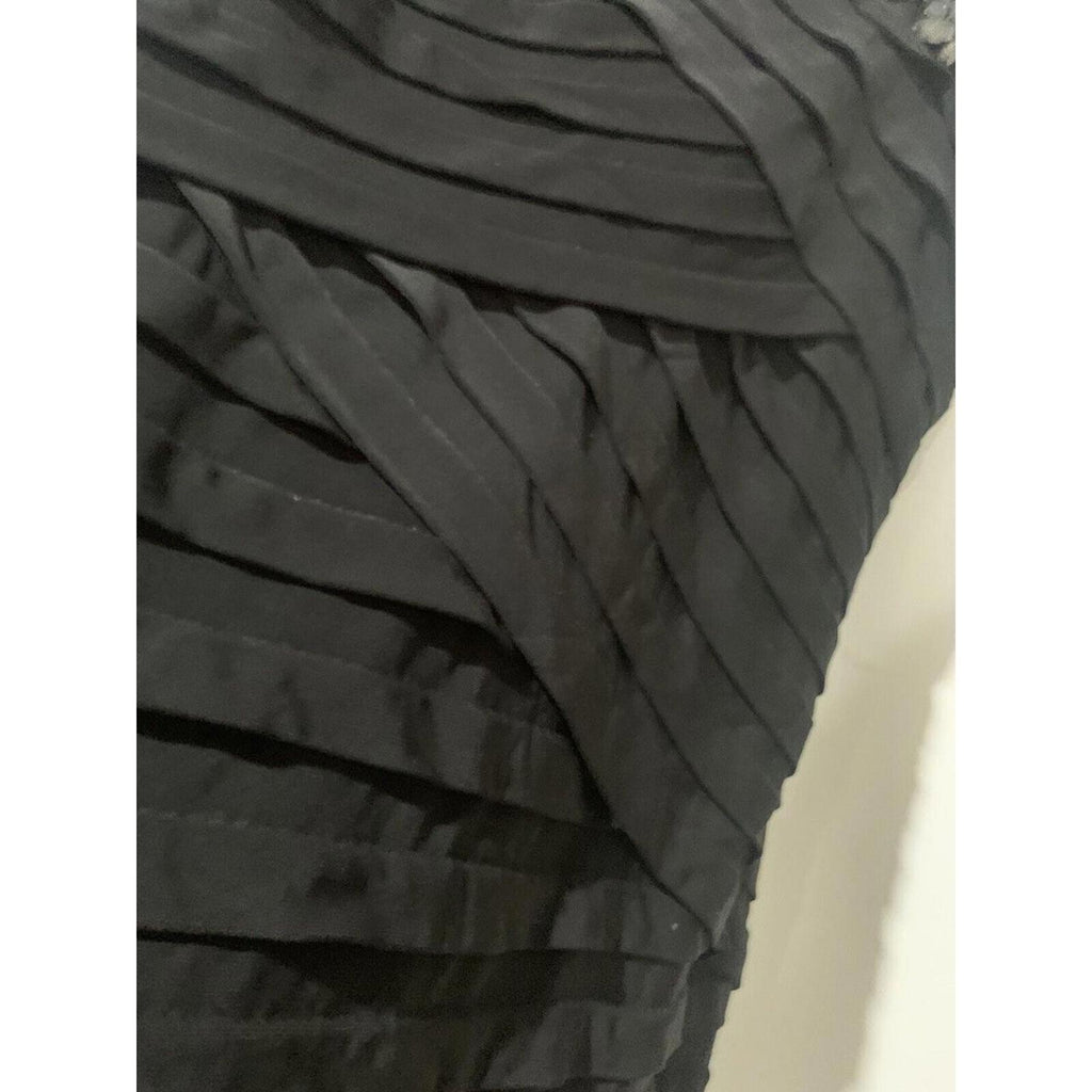 Jordan Women's One Shoulder Black Dress Size 12 Elegant Evening Wear - Come Sell Nearly Anything