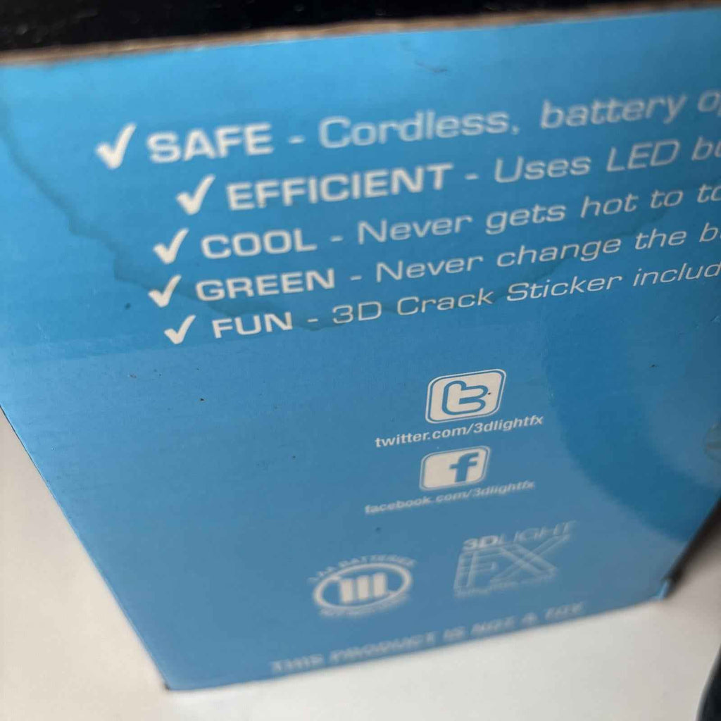 3D FX Deco Hot Blue Muscle Car Led Night Light Wall Toys Art Room Deco Hot