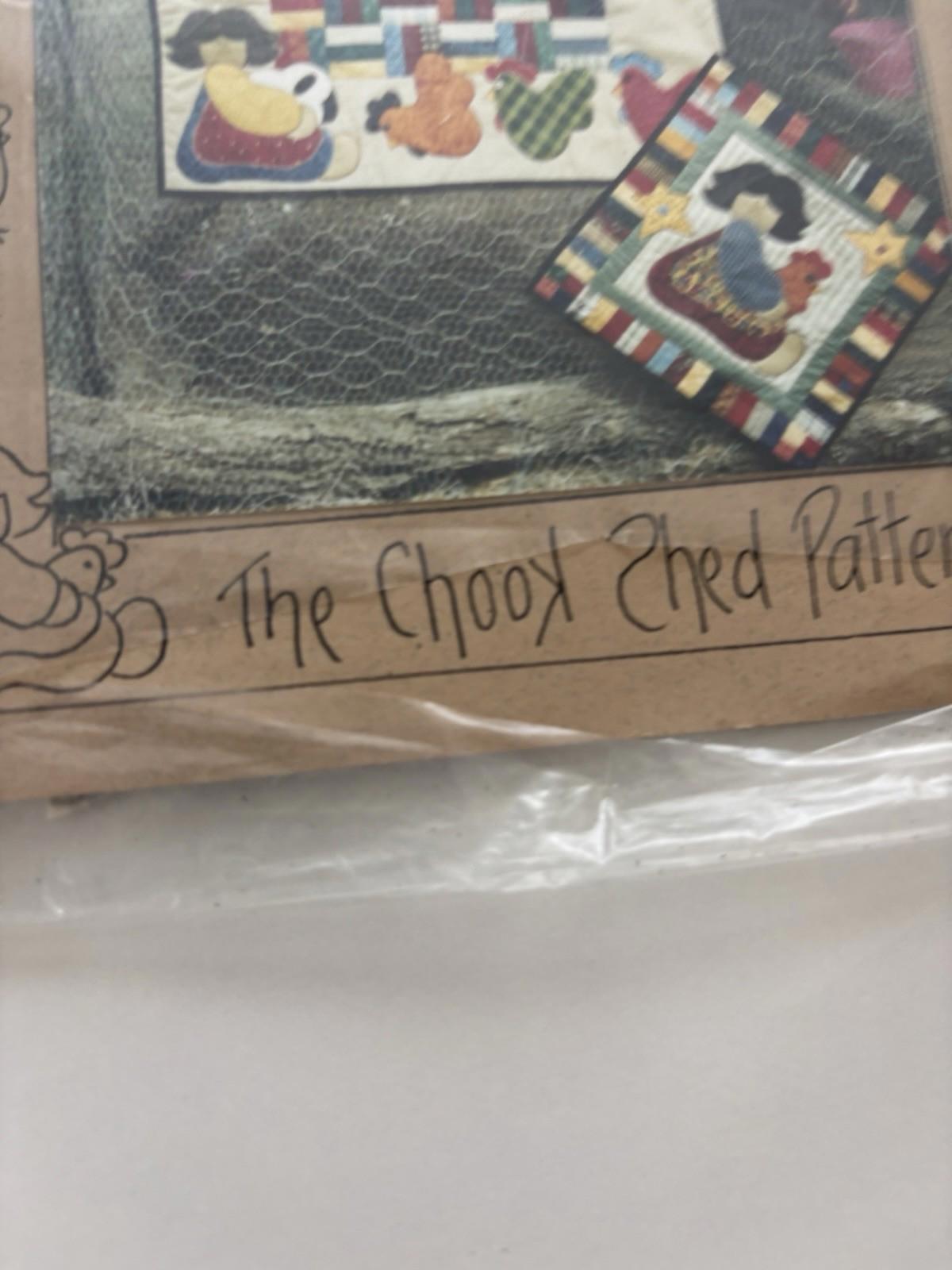 The Chook Shed - Country Welcome Patchwork Wall Hanger Sew Pattern Vintage Craft - Come Sell Nearly Anything