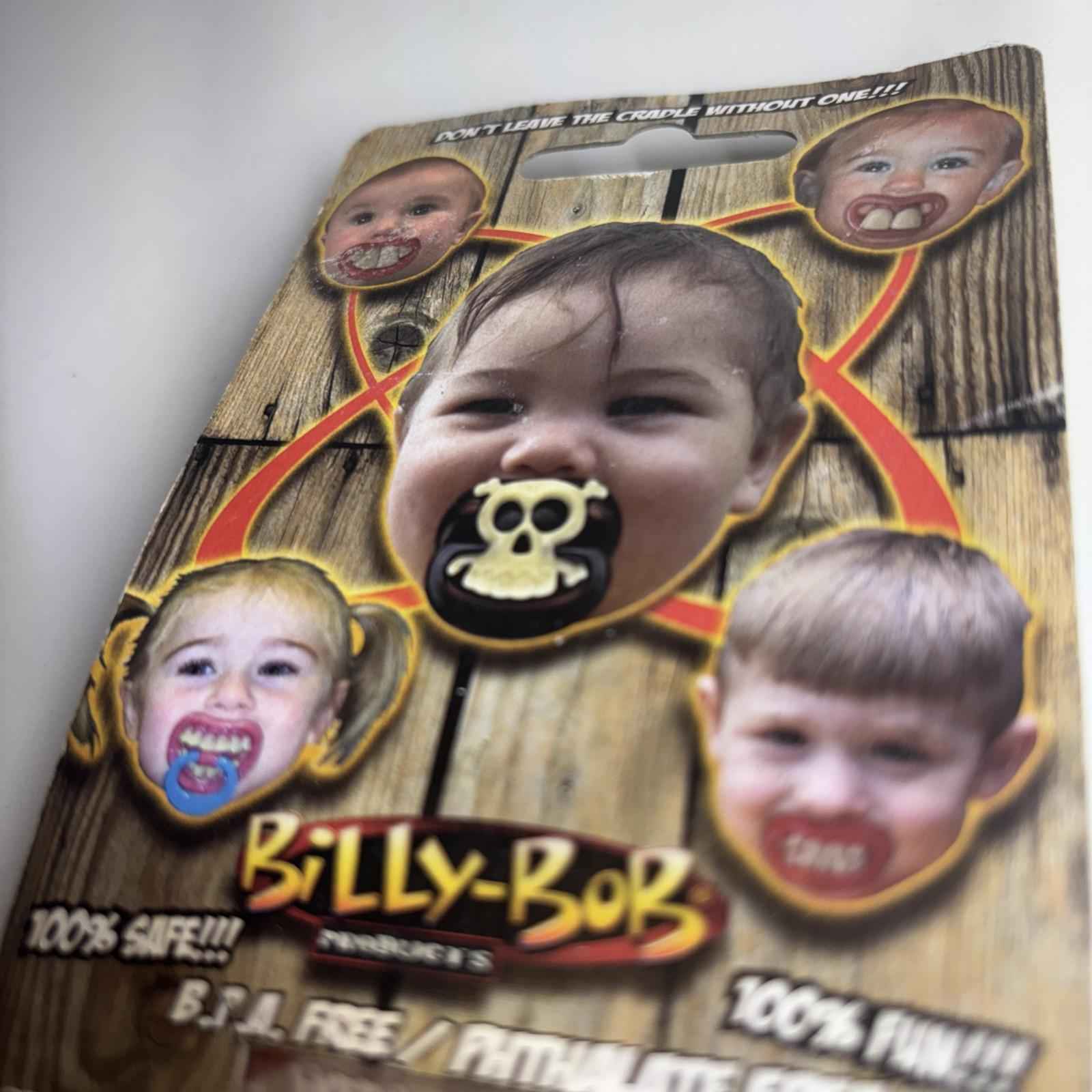 The Original Billy Bob Teeth Pacifier NEW In Package Silicone Orthodontic Nipple