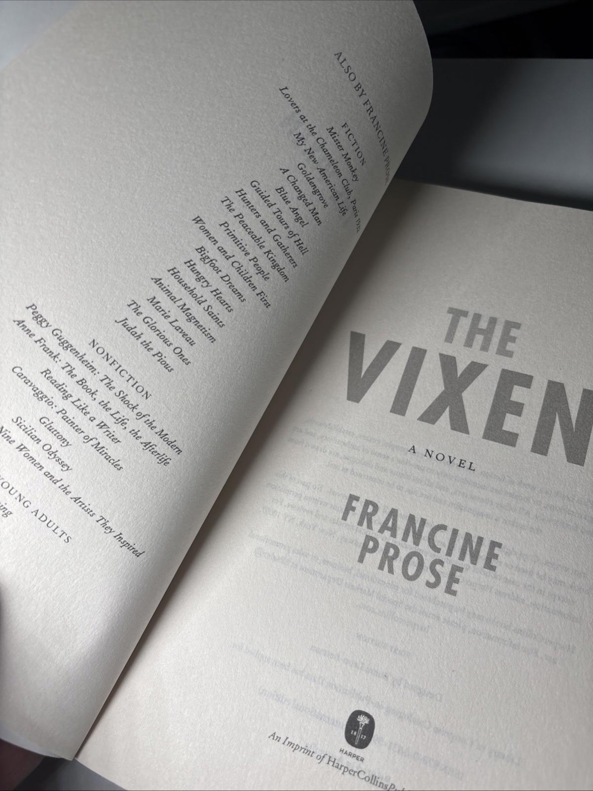 The Vixen: A Novel by Francine Prose Paperback 2021 Fiction Book 1950s New York - Come Sell Nearly Anything