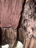 Layered Maxi Skirt  Roy In Multicolour Brown Shinny  Size 14 - Come Sell Nearly Anything