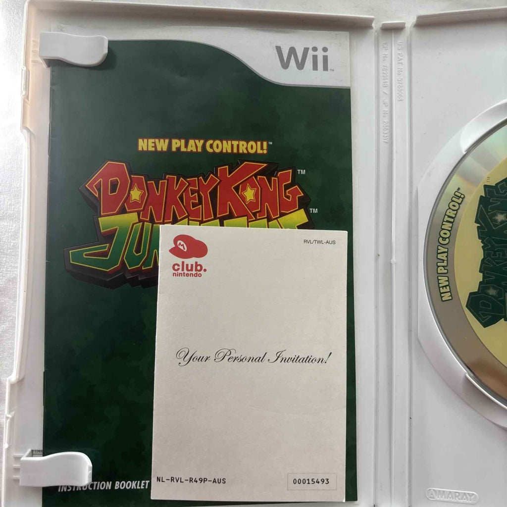 Donkey Kong Jungle Beat Nintendo Wii PAL Complete With Manual PAL