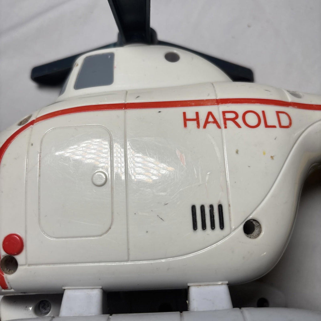 HAROLD THE HELICOPTER - 25CM LONG - SEARCH & RESCUE - TALKS & LIGHTS - PRE-LOVED