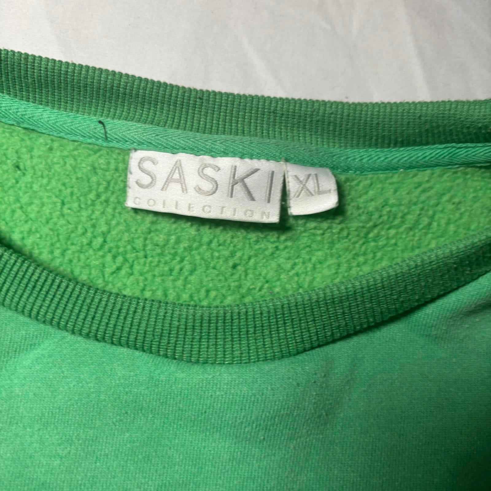 SASKI XL Green Men's Sweatshirt #Menswear #Sweatshirt #CasualWear