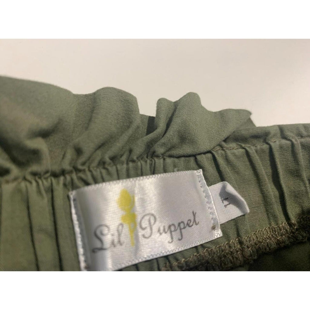 lil puppet size 1 kids parachute pants green - Come Sell Nearly Anything