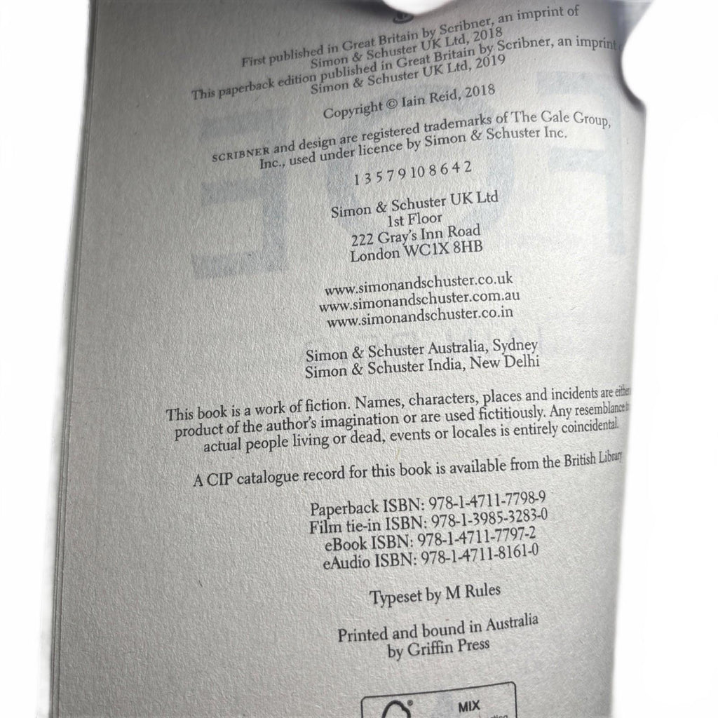 Foe by Iain Reid Paperback Book - Come Sell Nearly Anything