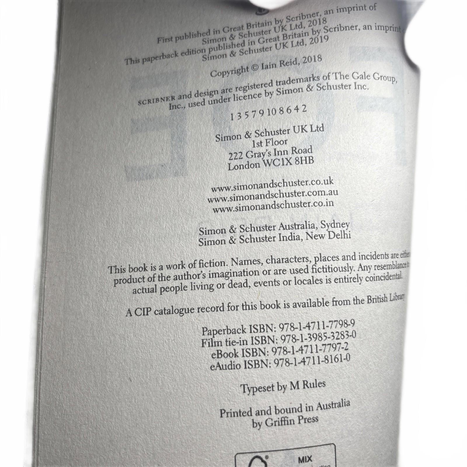 Foe by Iain Reid Paperback Book - Come Sell Nearly Anything