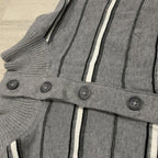 Colorado New Wool Blend Grey Jumper Size XL Knit Sweater High Neck Pullover - Come Sell Nearly Anything