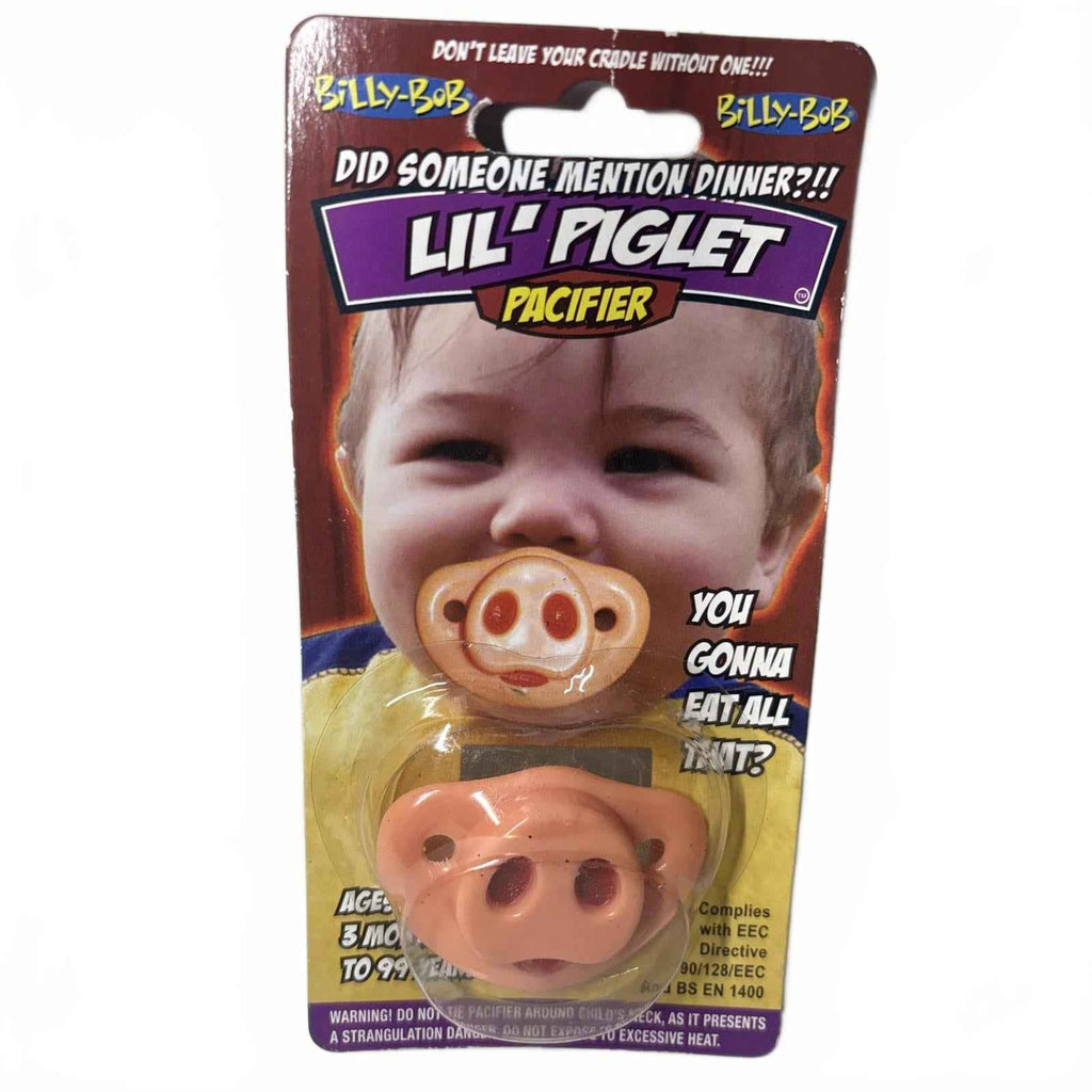 Lil Piglet Dummy Pacifier Halloween Original Billy Bob Boy Girl - Brand New