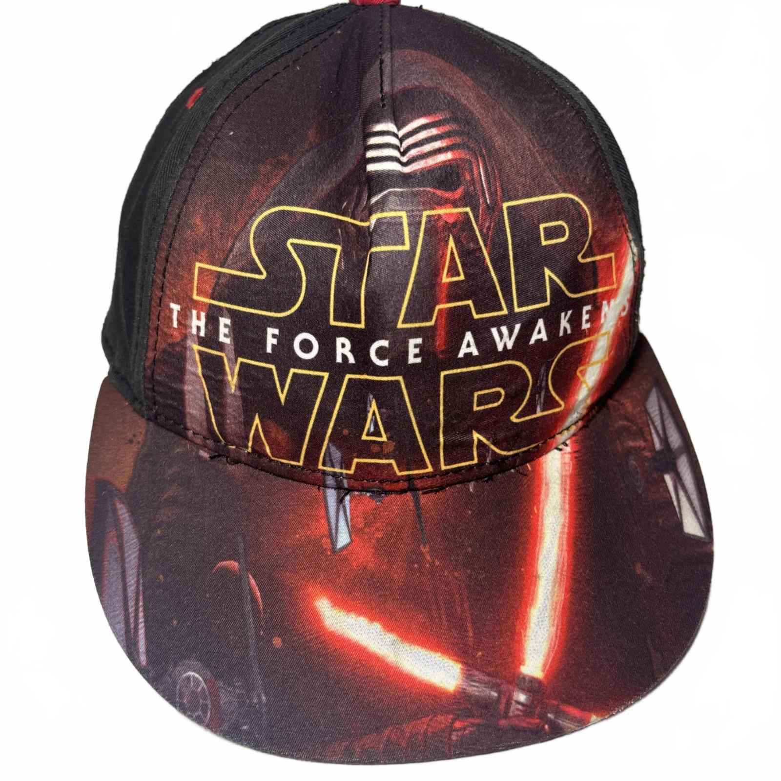 Star Wars Kylo Ren Sublimated Snapback hat cap The Force Awakens Black Collector